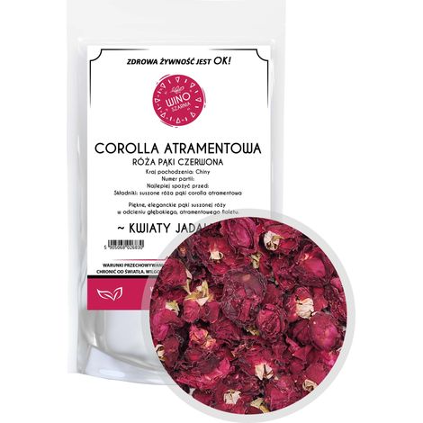Boutons de rose rouge Corolla Ink - Fleurs comestibles de 20 g (1/4)