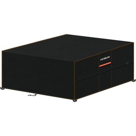 Housse de protection pour meubles de jardin 210x210x90cm, imperméable, 420D Oxford, résistante aux UV (1/5)