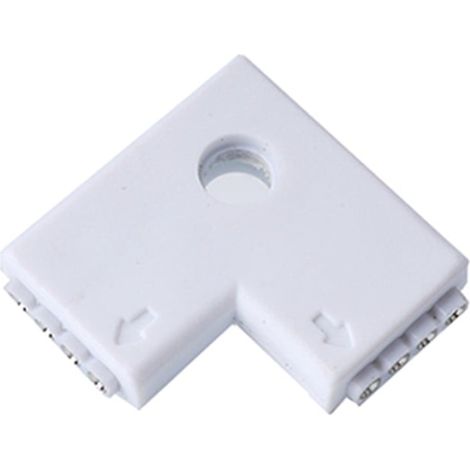 Connecteur d'angle 90° avec soudure pour ruban RGB 12V