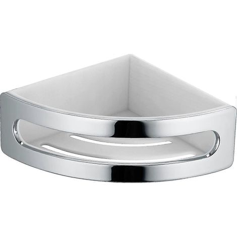 Panier d'angle de douche Elegance chromé/blanc 11657010000 (1/5)