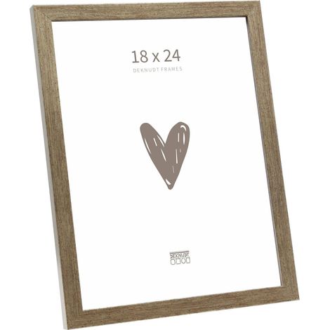 Cadre Bois Couleur Bronze Photo 18x24cm S243D2 (1/5)