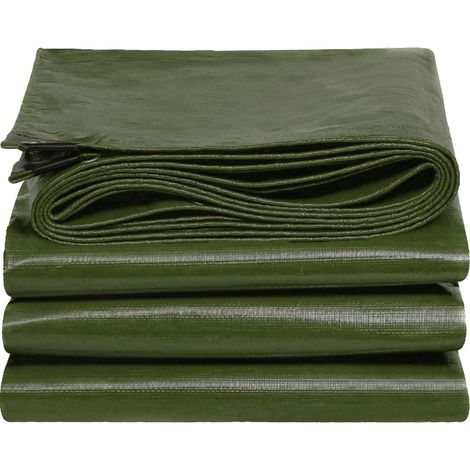 Bâche imperméable et résistante en polyéthylène pour extérieur, épaisseur de 162 g/m², résistante au Gel et aux UV, pour Jardin, tonnelle, Camping, Meubles, abri de Jardin (1/5)