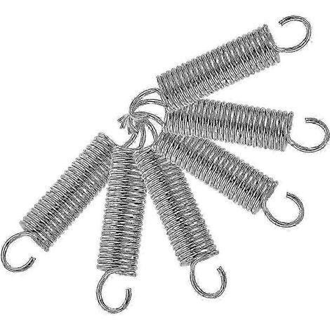 Ressorts de rechange pour fauteuils inclinables, ressorts de pédale pour usage de bureau, argent, 7,10 x 1,50 x 1,50 cm, lot de 6, édition 1104 (1/5)