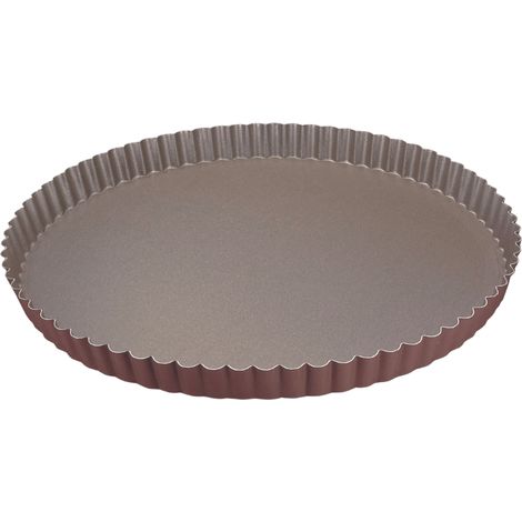 Moule à tarte avec fond fixe anti adhérent 30  cm - Alice Dé