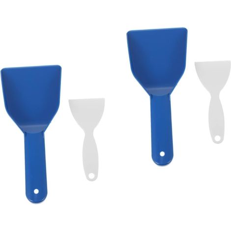 Pelle à Neige 4 Pièces Souffleuse à Neige à Glace Grattoir à Glace en Spatule en Pelle à Glace en Grattoir D'armoire Spatule à Glace Dégivrer Manuel PP Pelle Neige Platique (1/5)