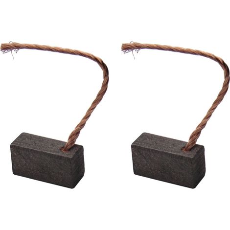 2x Trade-Shop Motorkohlen / Kohlebürsten / Schleifkohlen 6,4 x 8 x 14mm 12-24V für verschiedene KFZ-Motoren Rolltor Garagentor Antriebe Lichtmaschine