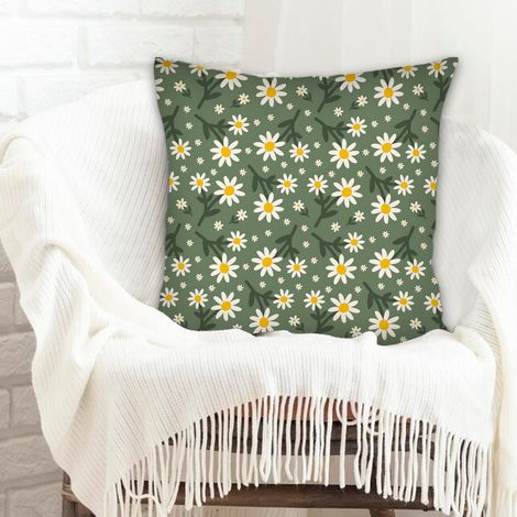 Housses de coussin en polyester résistante lavable pour canapé lit chaise décoratif de ferme la saint-valentin (1/5)