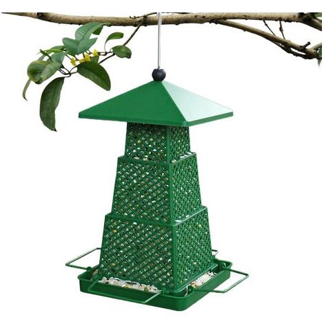 Vogelfutterspender wetterfest large Fassungsvermögen (1/5)