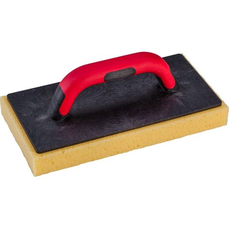 Meister, spugna su tavoletta professionale per il lavaggio delle piastrelle, con rivestimento in spugna idroponica, rigata, 280 x 140 mm, tavoletta in poliuretano, codice articolo 4144000
