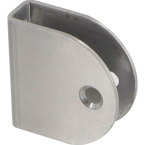 Itar – Support en u pour panneau 10 mm – Décor satiné – Inox 304 – Épaisseur 2 mm – Hauteur 50 mm – Largeur 50 mm – Fixation murale (1/2)