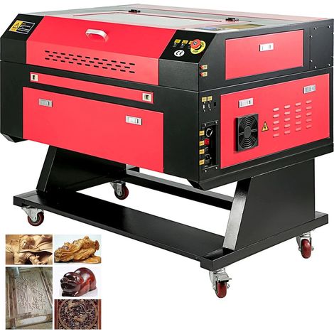 Sihao Graveur Laser CO2 Machine de Gravure Découpe 60W Table Travail 700x500mm (1/5)