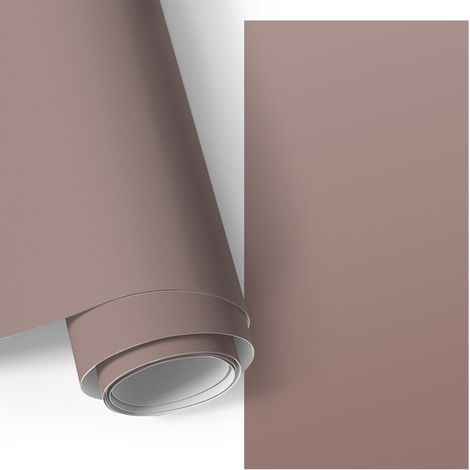 Selbstklebefolie - Möbelfolie - Türfolie Selbstklebende - Klebefolie - Tapete Küche - Aufkleber Folie - Pastellbraun 50x100 cm