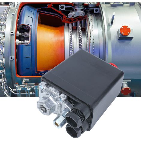 Pressostat pour compresseur d'air, monotrou, 0,5-1,2 MPa, 220 V. (1/5)