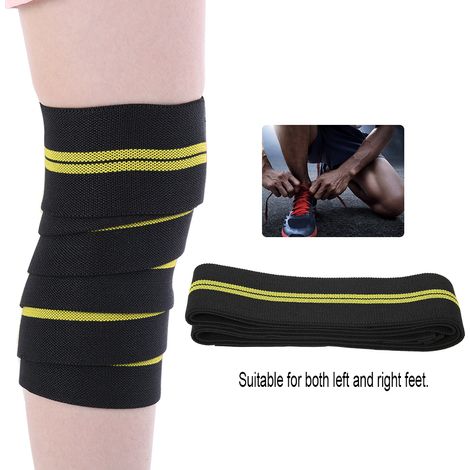 1 genouillère de protection réglable, haute élasticité, support poignet/genou/cuisse, sangle 03 (1/5)