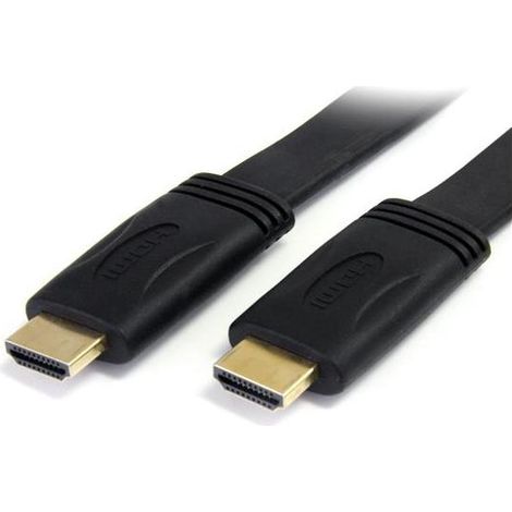 StarTech.com HDMM5MFL cavo HDMI piatto 5 metri nero (1/2)