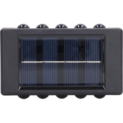Applique murale solaire LED double face étanche IP65, 600 mAh, avec affichage haut/bas (1/5)