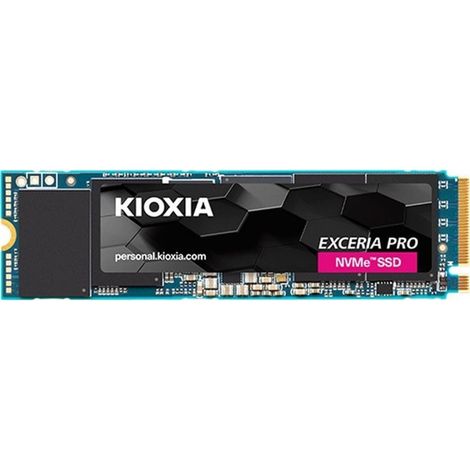 Disco Duro Kioxia Exceria Pro 1 TB Disco SSD 7300MB/S NVMe PCIe 4.0 M.2 Gen4 Negro (1/2)