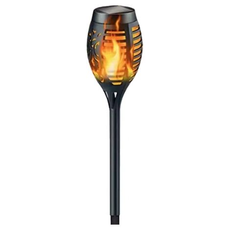 Solar Flammenlampe 2200mAh 96LED 76cm Gartenfackel Riesige XXXXL