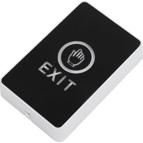 Bouton de sortie pour contrôle d'accès de porte, étanche et résistant à l'usure, facile à installer pour bureaux, écoles et hôpitaux. (1/5)