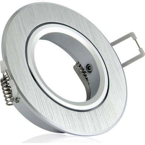 EAST OPAL montatura rotonda in alluminio, argento spazzolato - 301550 (1/4)