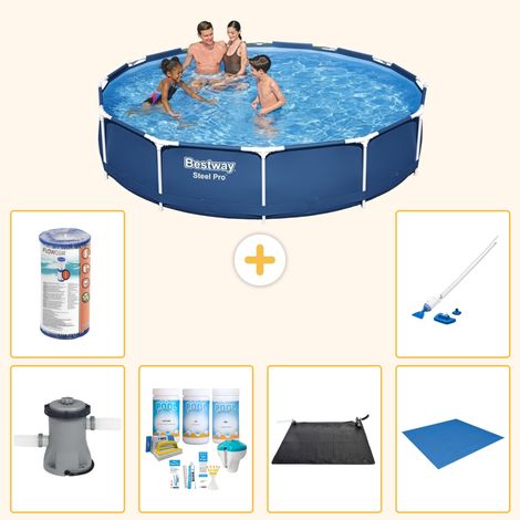Bestway Bestway Steel Pro Ronde - 366x76 cm - 7-pièces  S22102 (1/3)