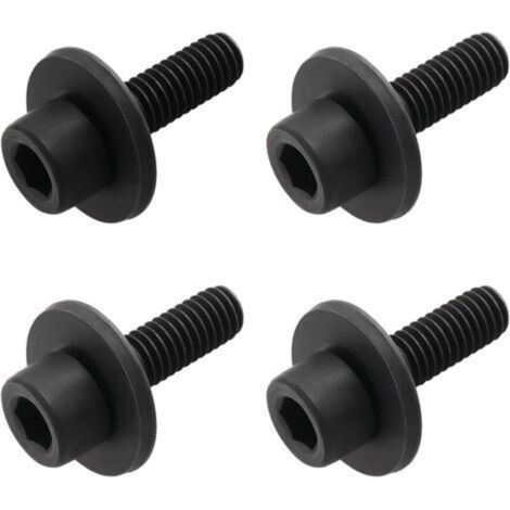 4x Boulons Hexagonaux à Filetage Gauche M6 pour Lame de Scie Circulaire Pièce de Rechange 266133-3 10541200 Compatible avec Makita BSS610 BSS611 DSS610 DSS61