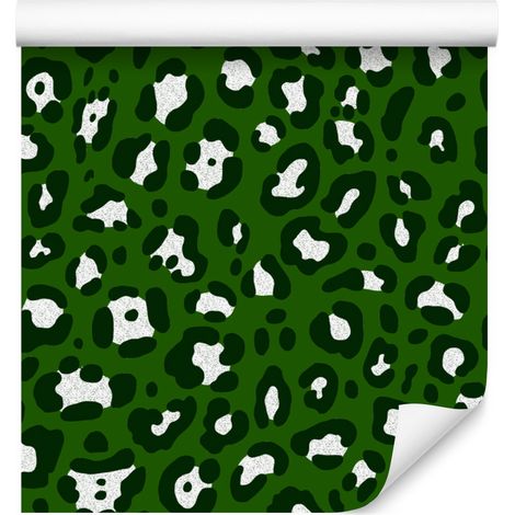 Papel pintado de cuero verde botella, fondo verde botella 50x1000 cm (1/5)