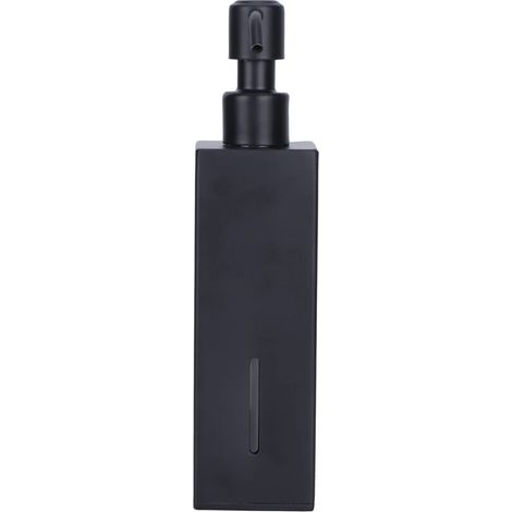 Stainless Steel Countertop Soap Pump Dispenser, Large Capacity 200ml Countertop Lotion Bottle for Dishwashing Lotion for Kitchen and Bathroom (square) (1/5)