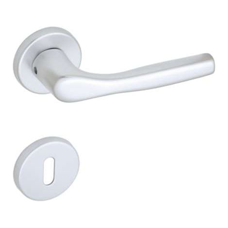 Bica Maniglia Argento - Maniglia Alluminio Anodizzato - Design Moderno (1/2)