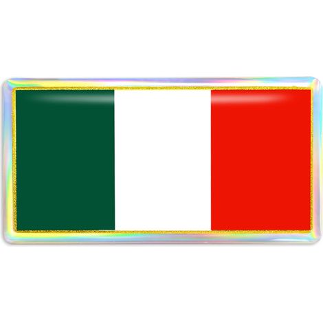 3D Sticker Bandiera Italia