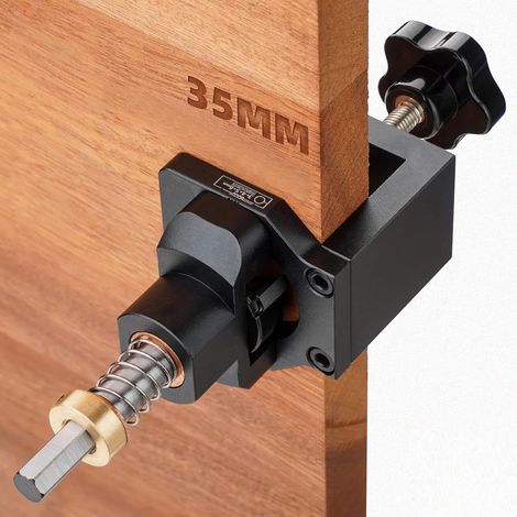 Gabarit de perçage charnière 35mm pour charnière dissimulée gabarit de charnière d'armoire de porte Guide De Forage Trou Charnière Trouver Un Jig Outil Invisible pour le travail du bois de bricolage