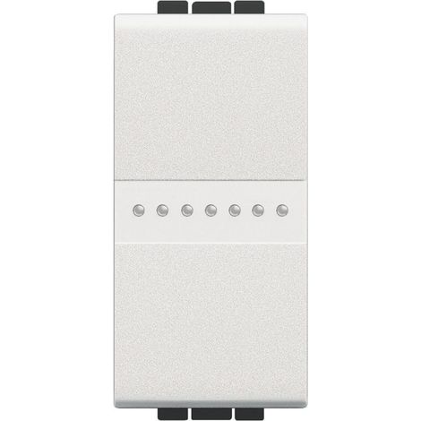 Axialschalter Livinglight 16A Auto Terminal 1 Modul Weiß N4051AN