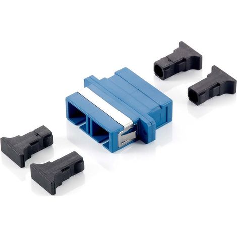 El adaptador / acoplador de fibra óptica equip® es la solución óptima cuando necesita unir dos cables de conexión de fibra. Este producto se puede mon