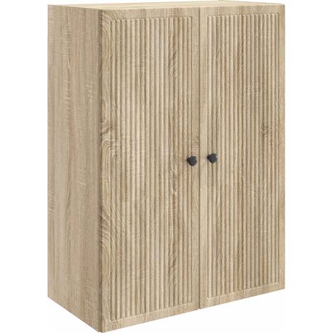 Wall-Mounted Cabinet Sonoma Oak 66 x 34.5 x 90 cm vidaXL (1/5)