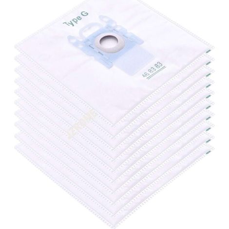 10er-Pack Staubbeutel-Filter für Bosch Typ G/MegaFilt Super Tex BBZ41FG 468383, VBBS600V00, 6000...6999, 32A2, 42A04 (1/5)