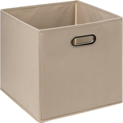 Textil Aufbewahrungsbox, Kleiderbox, 31 x 31 cm, gelb (1/4)