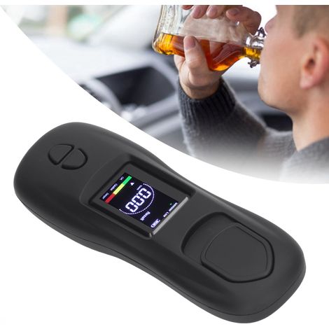 Testeur d'alcool électrochimique XY-A80 noir avec annonce vocale, stockage, exportation USB, DC5V (1/5)