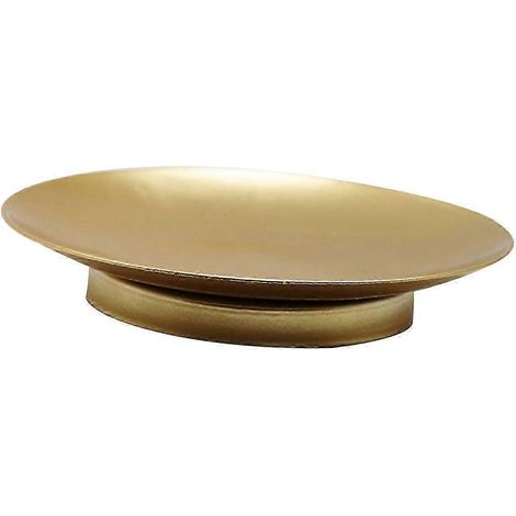 Bougeoir en fer forgé, petit plateau à bougies, élégant support portable pour bougies chauffe-plat, bougeoir pour cheminée, hôtel, mariage-Gold (1/5)