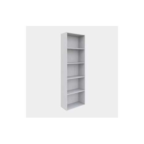 LIBRERIA 4 RIPIANI 50X22,8X157,4 CM BIANCO