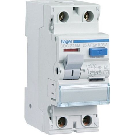HAGER CDC263M  Differenziale 2P 63A 30mA tipo-AC