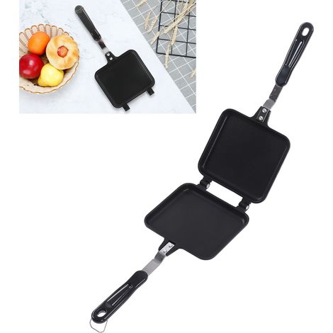 Poêle à sandwich, poêle à frire, poêle à petit-déjeuner, moule à sandwich, poêle antiadhésive double face (1/5)
