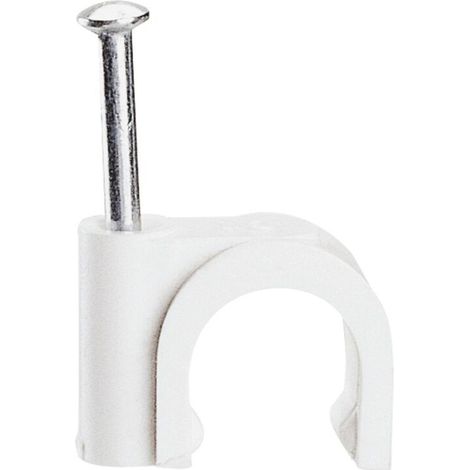 attache pontet - legrand fixfor - pour câble rond - 7 mm - blanc - attache pontet - legrand fixfor - pour câble rond - 7 mm - blanc