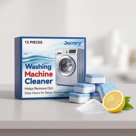 Washing machine cleaning sheets - gentle cleaning, descaling, odor removal, suitable for both front and rear washing machines, with a lingering fragrance - 12 pieces -- BIEMMEDUE (1/5)