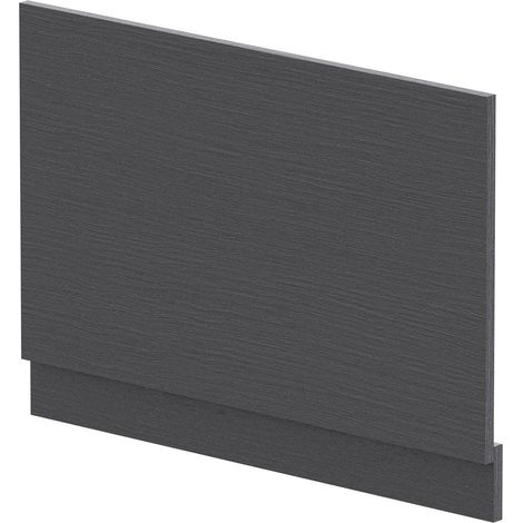 Nuie Graphite Grey Woodgrain 800mm Bath End Panel - MPC2213