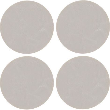 Mömax Untersetzerset Levi Grau Ø ca. 10cm, 4-teilig (1/2)