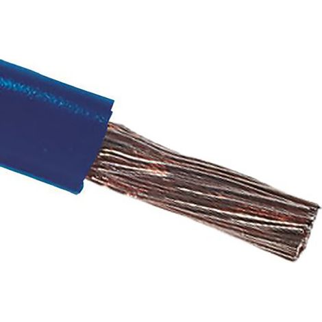 Câble triple homologation RS PRO, Bleu Foncé, Section 4 mm² 12 AWG, 1 kV, , Triple homologation PVC ( Prix pour Bobine de 100 Mètres )