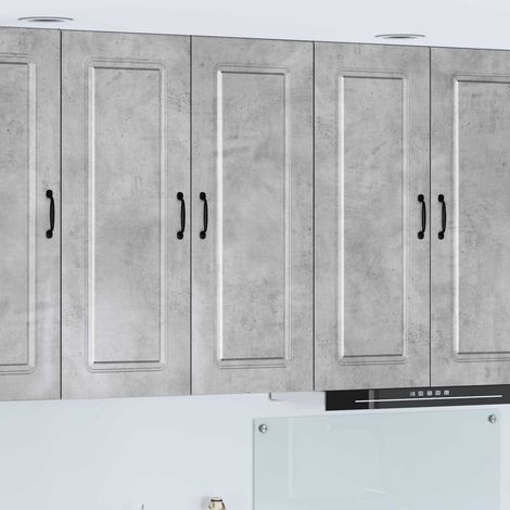 vidaXL Dishwasher Panel Kalmar Concrete Grey 80 x 31 x 100 cm (1/5)