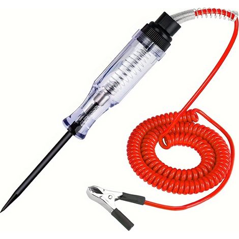 Testeur de circuit, 3-48 V, testeur électrique avec longue sonde et témoin lumineux (1/5)