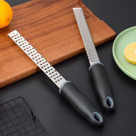 Râpe Manuelle - Acier Inoxydable - Pour Fromage Parmesan Agrumes Chocolat Noix De Coco Muscade - 33 cm - 1 Pièce (1/5)