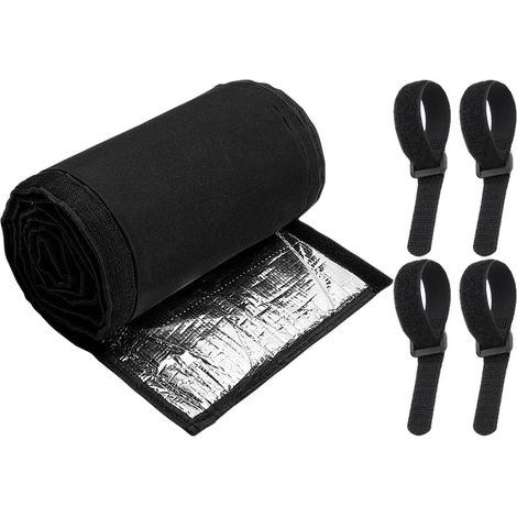 Gaine Isolante HVAC Manchon thermique en cuivre 25,4 x 182,9 cm Couverture isolante de tuyau cuivre HVAC Pour climatisation centrale split, maison, dortoir, appartement, hôtel (1/5)